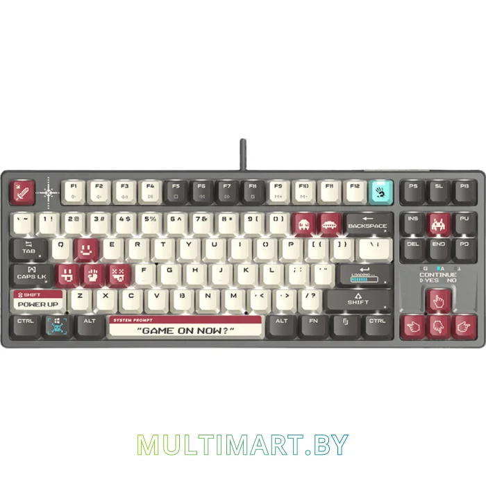 Клавиатура A4Tech Bloody S87 Pixels Red (Bloody BLMS Red Plus)